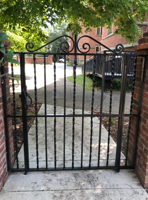 Iron gate at Branch House