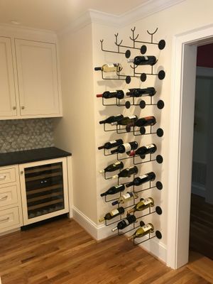 Wine rack wall