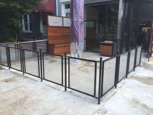 Railing with Stainless mesh infill